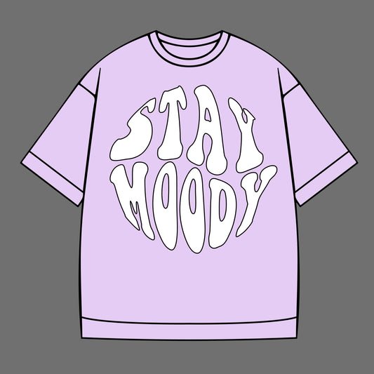 STAY MOODY OVERSIZED T-SHIRT